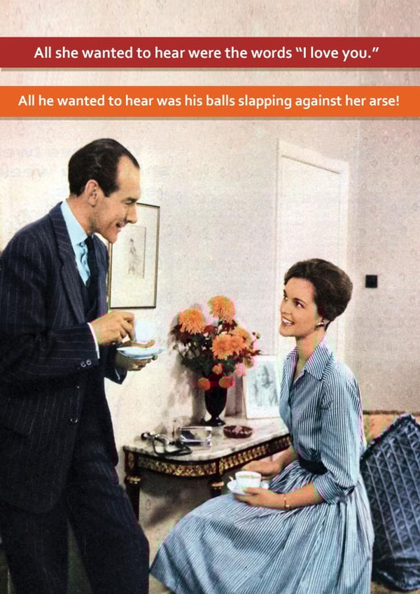 rude adult Love & Friendship Card 14916 created by Quitting Hollywood