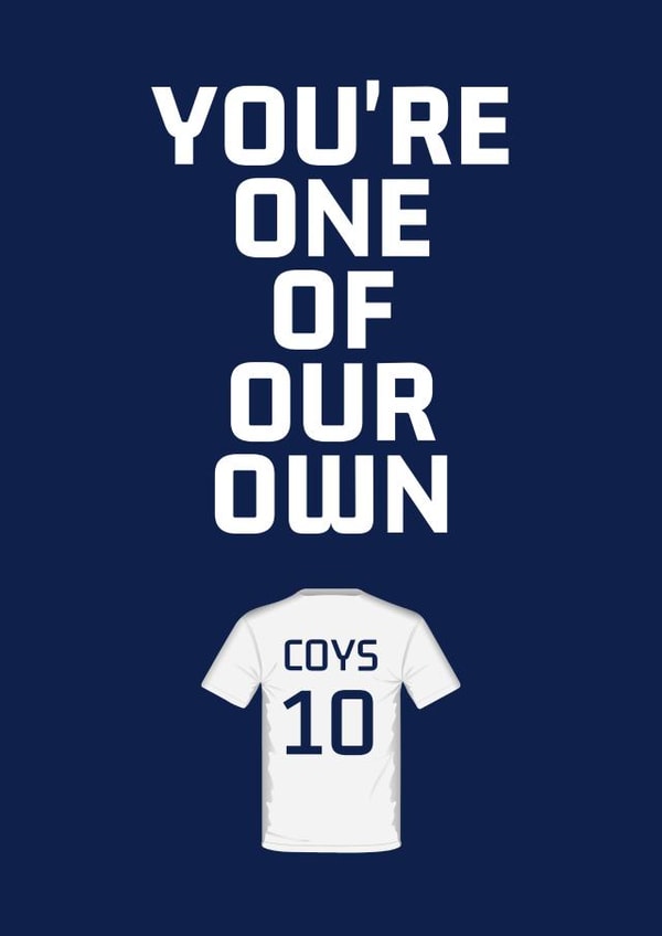 HARRY KANE Birthday Card 15668 created by Step Far