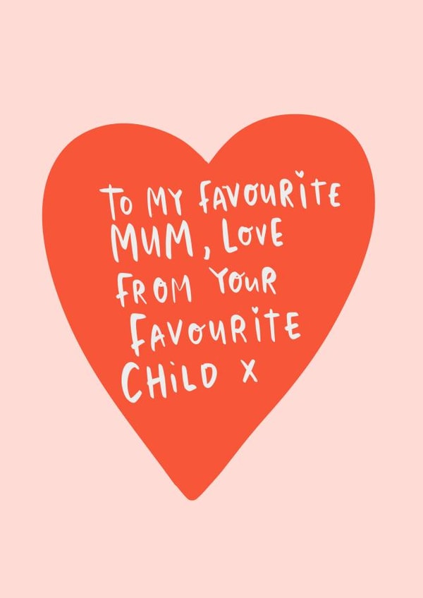 fave favourite Mothers Day Card 6263 created by Lucy Maggie Designs