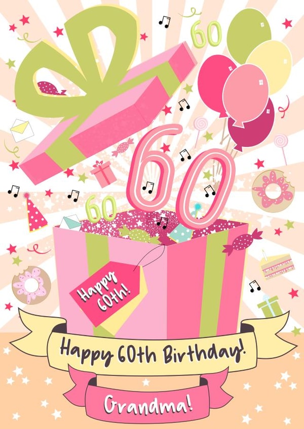Classic 60th Birthday - For Grandma - Presents created by Little Silverleaf