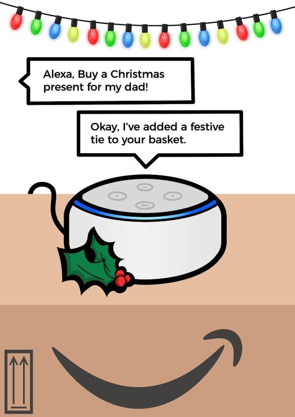 Alexa Dad Christmas Card 34882 created by Ilan Asher