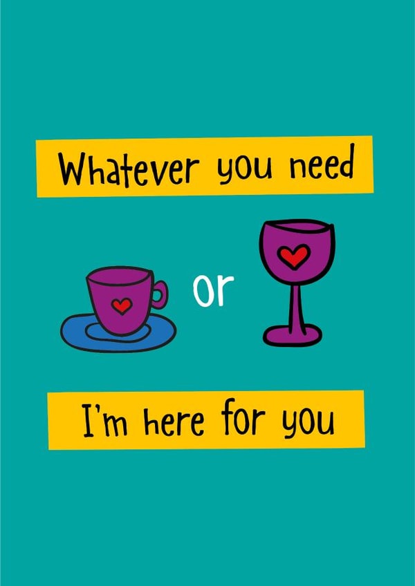 support friend Love & Friendship Card 13807 created by Poppy Lane