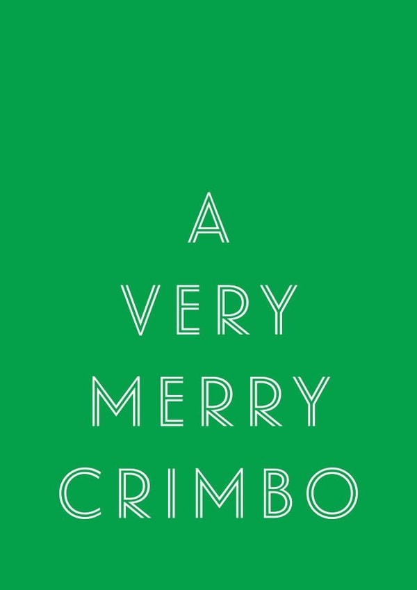 christmas crimbo Card 26488 created by Sonia Nicolson