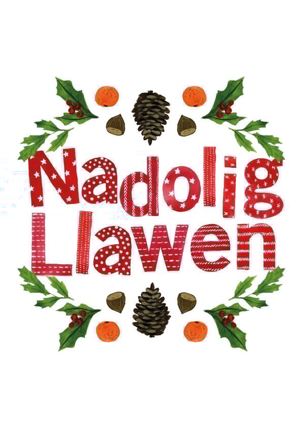 cymreig nadolig Card 40183 created by Cardiau Cymraeg