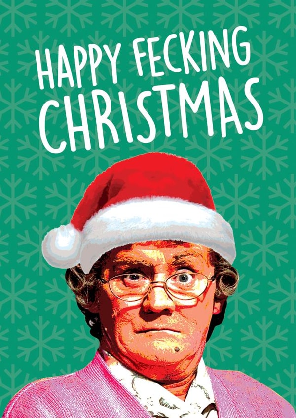 Mrs Brown Christmas Card created by Thirty Mussels
