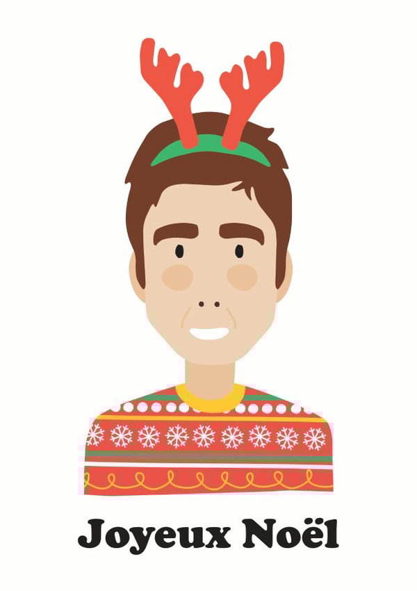 Joyeux noel - Christa Card created by Studio Boketto