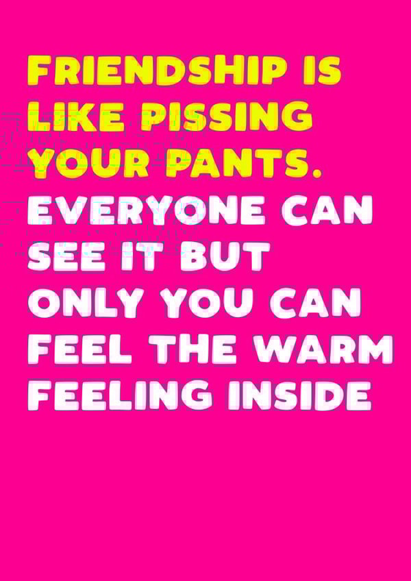 Friend friendship Card 8181 created by Filthy Sentiments