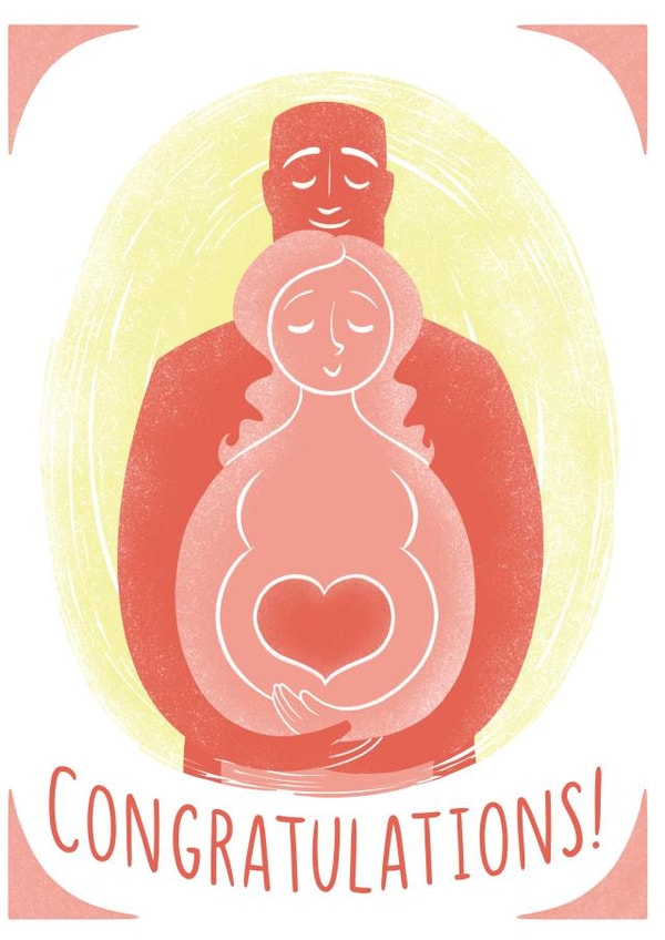 baby mother New Baby Card 3604 created by Sarah Satrun