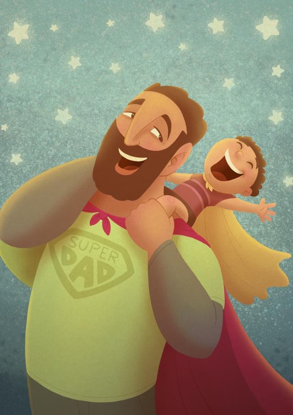 Dad father Father's Day Card 26212 created by Sarah Satrun