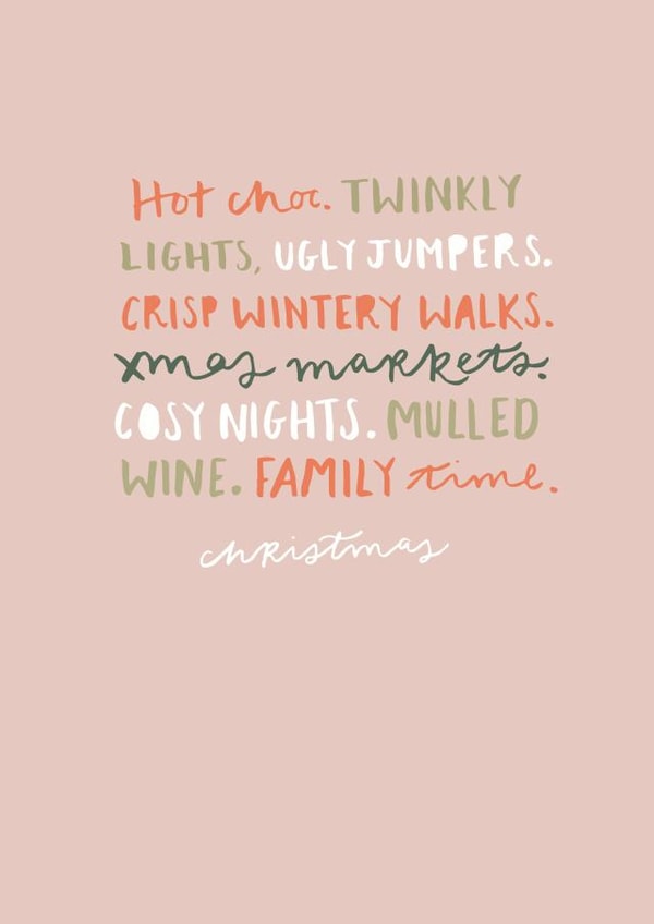 Contemporary cosy nights Christmas Card 31207 created by Sioux Alice
