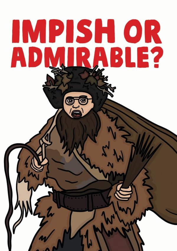 dwight schrute Christmas Card 13280 created by Studio Doodles