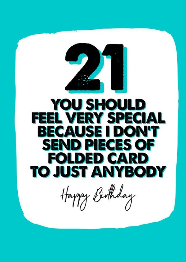 21 friend Birthday Card 8192 created by Filthy Sentiments