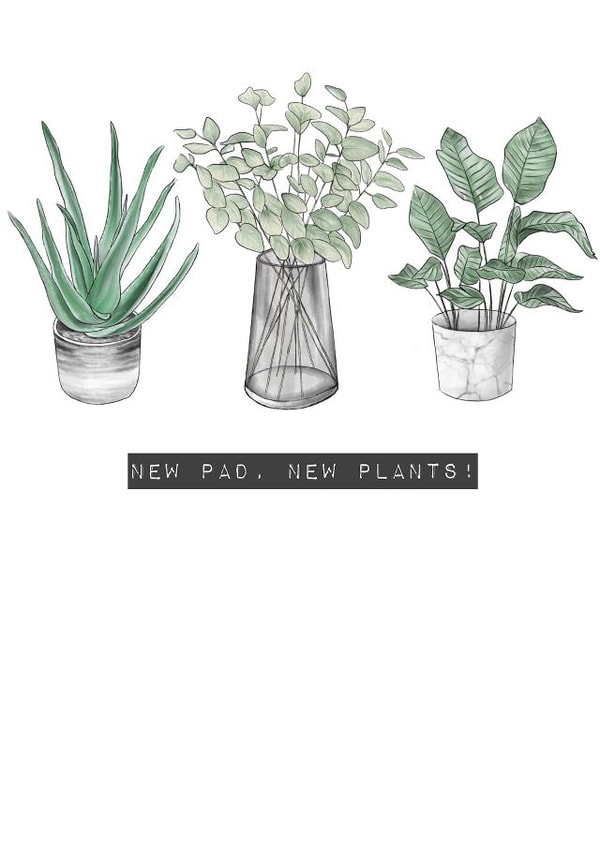 Plants leaf New Home Card 12537 created by ByHannahMay