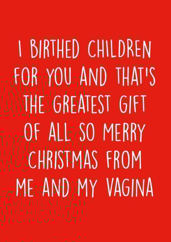 birth greatest gift Christmas Card 9107 created by Pack a Punch Designs