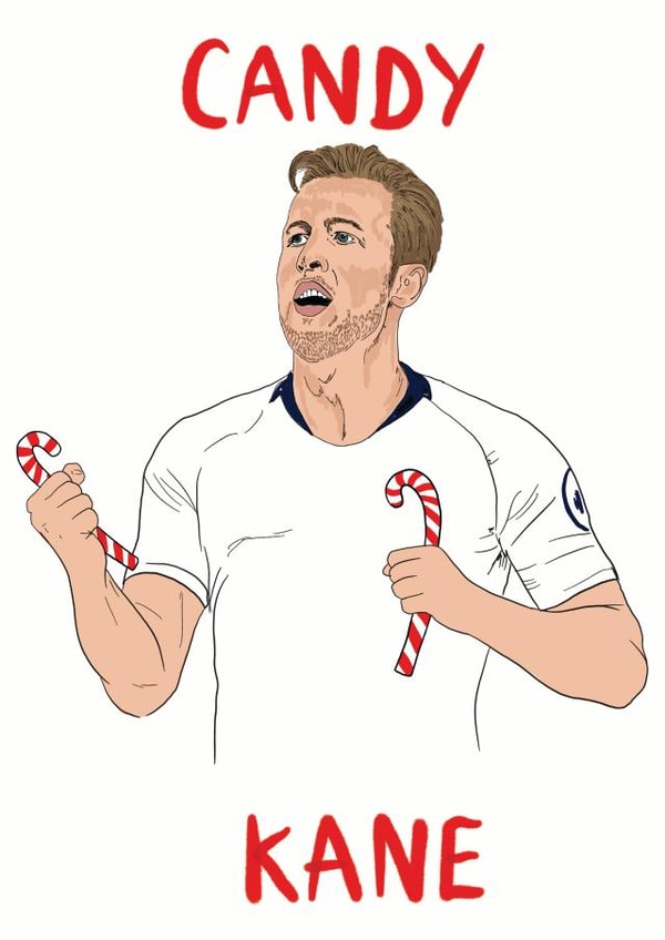 harry kane Christmas Card 10295 created by Stacie Charlton
