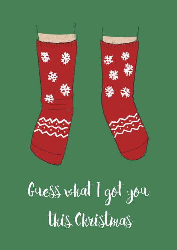 Christmas socks created by Tiny Steps