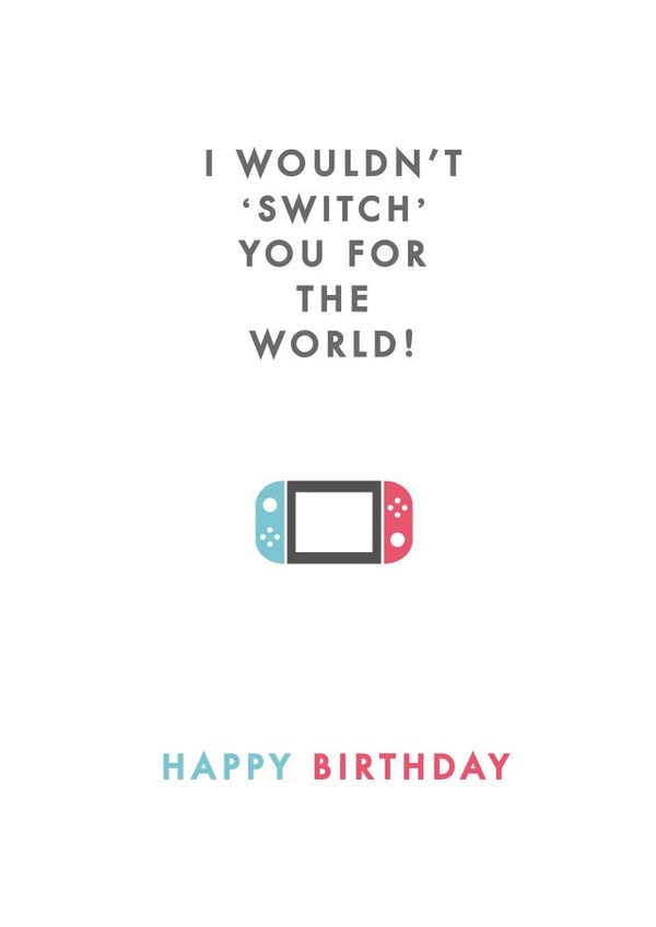 nintendo gaming Birthday Card 9686 created by Jodie Gaul & Co