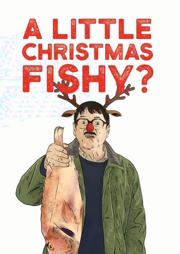 Jim's looking a little fishy this Christmas (Friday Night Dinner) created by Picardso