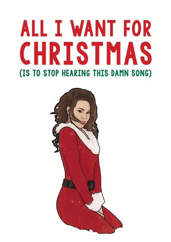 Mariah Carey Christmas Card created by Bonne Nouvelle