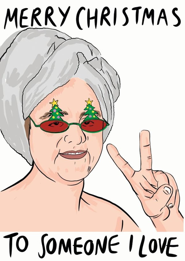 LEWIS CAPALDI Christmas Card 10297 created by Stacie Charlton