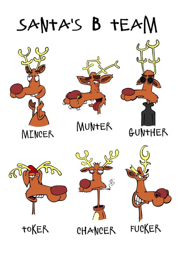 b team Christmas Card 35666 created by Eoin McKeown