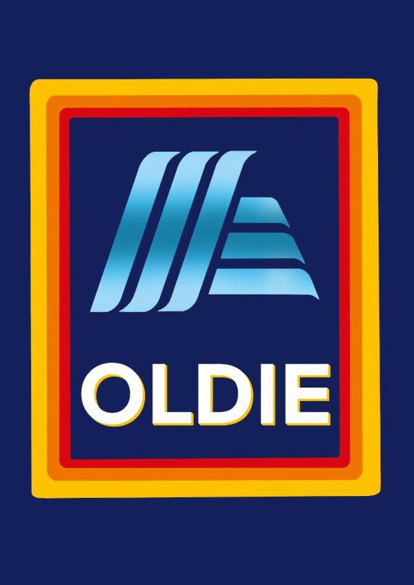 Funny Birthday Card - Oldie - Aldi Spoof created by Pickled Prints