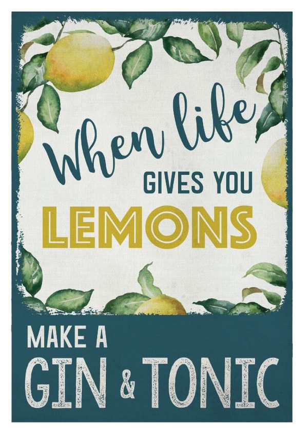 lemons gin Card 25239 created by Pippa Race