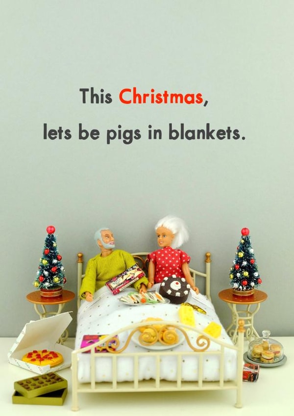 funny silly Christmas Card 11514 created by Bold & Bright Cards