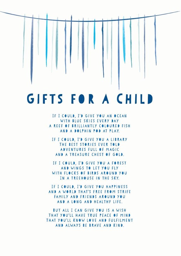 naming poem New Baby Card 8697 created by Joanna Miller