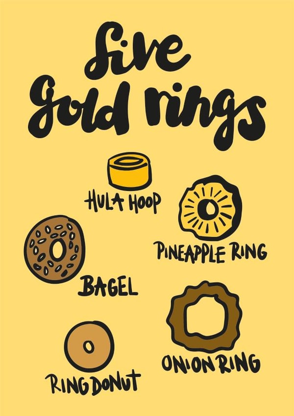 Female Food Christmas Card 38946 created by 10isha.design