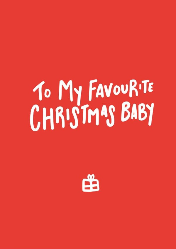 Christmas Baby! created by Emily Strefford-Johnson