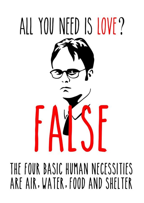Dwight The Office Anniversary Card 40301 created by AsSeenOnTV