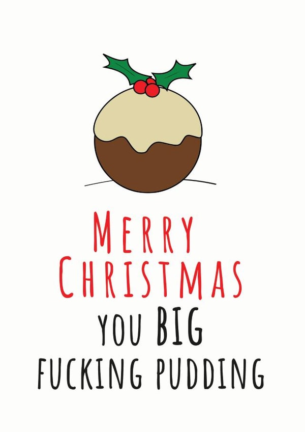 Adult Cheeky Christmas Card 40352 created by Total Bad Cards