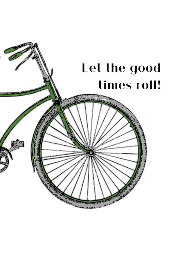 cycle bike Birthday Card 9494 created by Rachey Jay Crafts