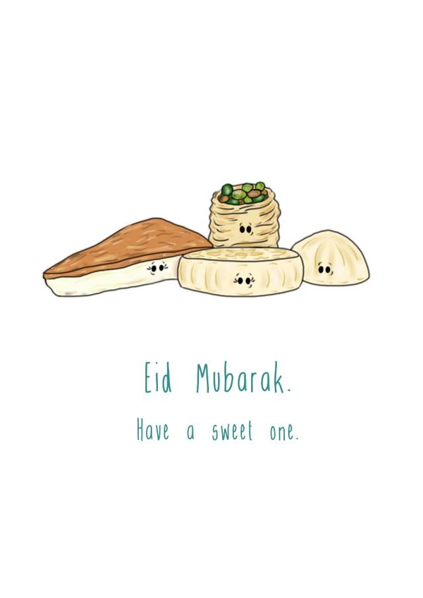 Eid Mubarak 1000 created by The Taste Buds