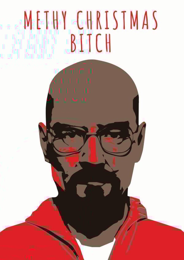 methy bitch Christmas Card 40355 created by Total Bad Cards