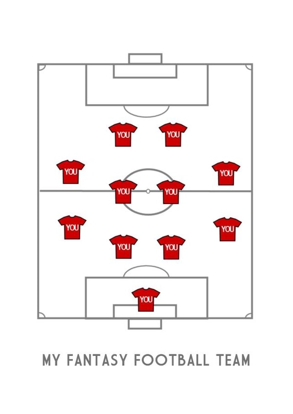 My Fantasy Football Team created by Worry Less Design