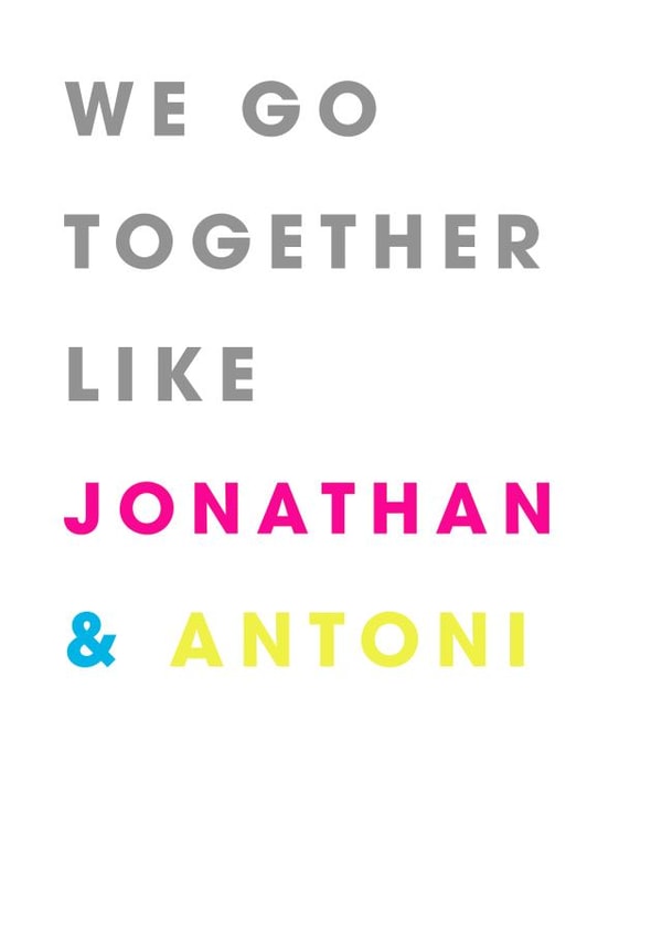 queer eye jonathan Valentines Day Card 27796 created by Bookishly