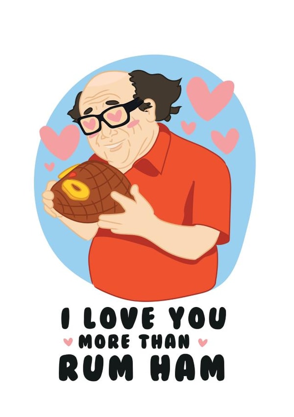It's always sunny in Philadelphia Frank Reynolds Valentines Day Card 14841 created by Card Club