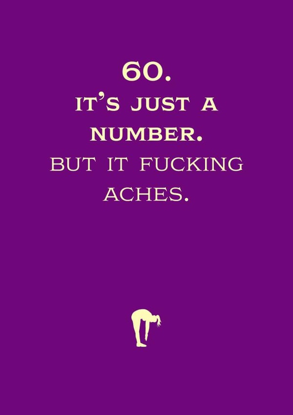 aches fucking Birthday Card 8796 created by Rusty Pencil