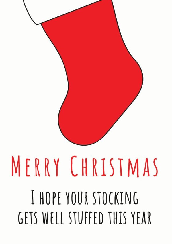 Adult Cheeky Christmas Card 40357 created by Total Bad Cards