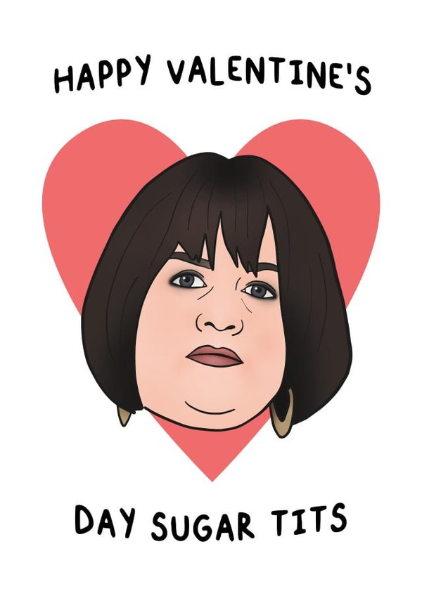 gavin and stacey nessa Valentines Day Card 10086 created by Hey Huns It's Nicole
