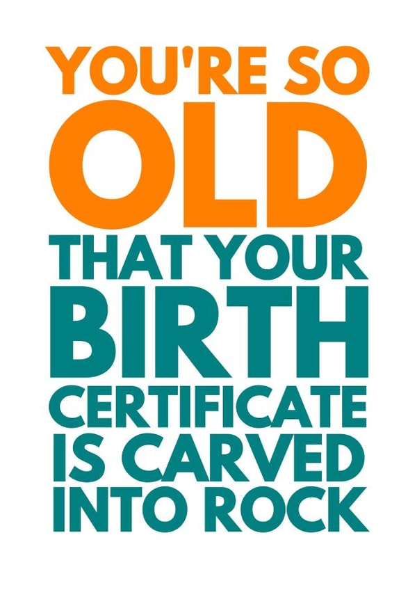 old birth certificate Birthday Card 28022 created by Redrakoon