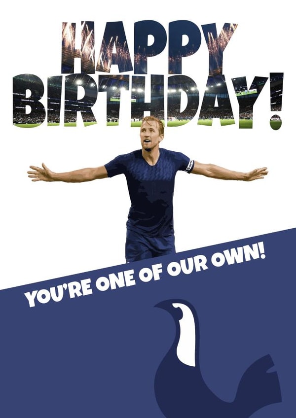 Tottenham Spurs Birthday Card 15035 created by Maya Rose Creations
