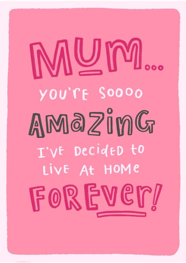 amazing i've decided Mothers Day Card 11074 created by Blue Kiwi Design