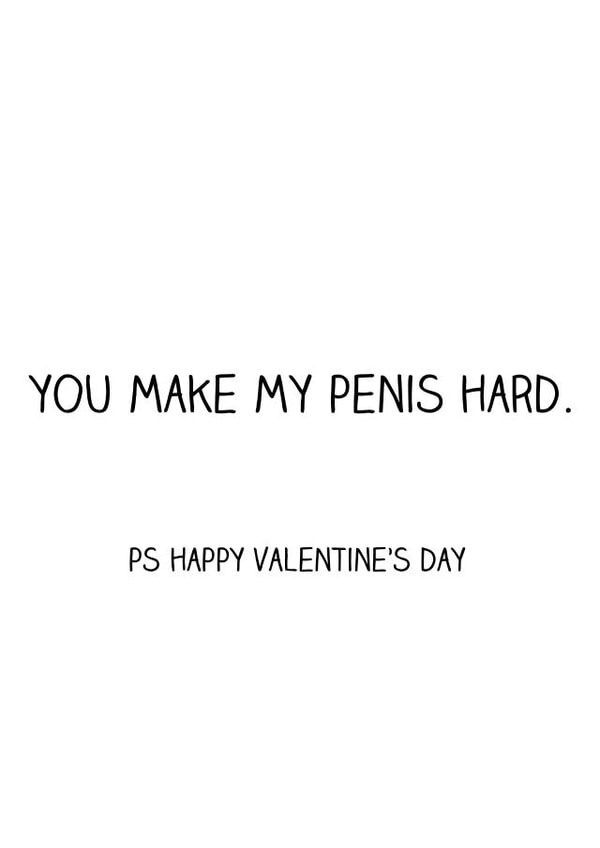 make penis Valentines Day Card 4979 created by Offhand Cards