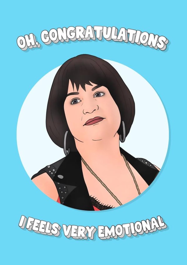 nessa gavin and stacey Congratulations Card 10087 created by Hey Huns It's Nicole