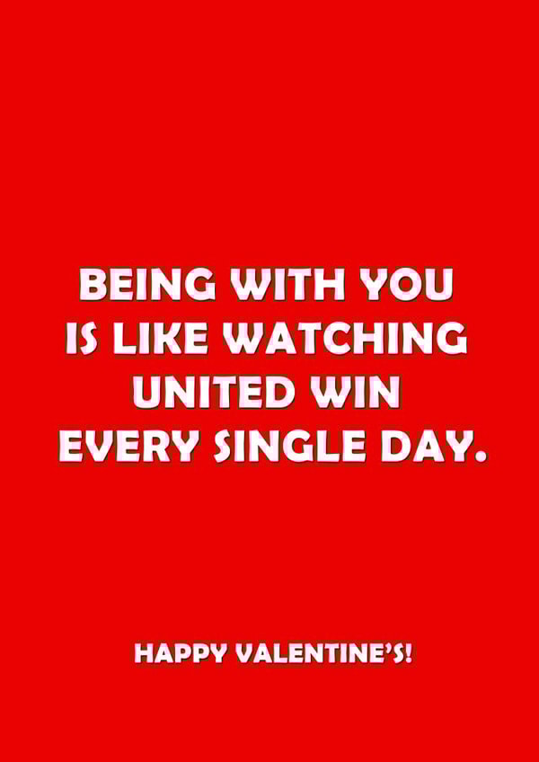 valentines football Valentines Day Card 11185 created by Offside Cards