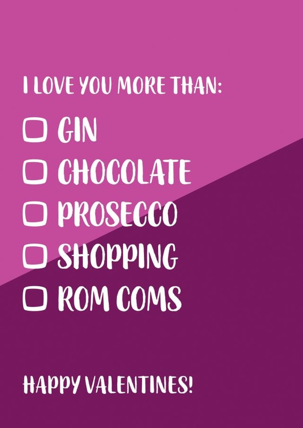 alcohol drink Valentines Day Card 31045 created by Thirty Mussels