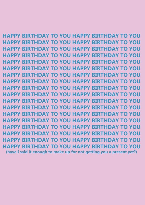 present make up Birthday Card 8506 created by Joanna Myles